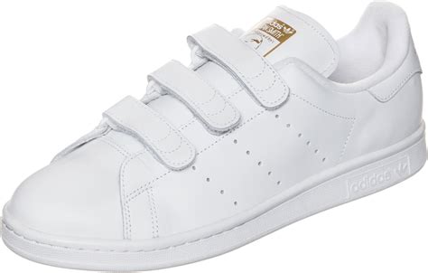 adidas originals sneaker stan smith cf weiß goldfarben klettverschluss|Adidas Stan Smith günstig online kaufen .